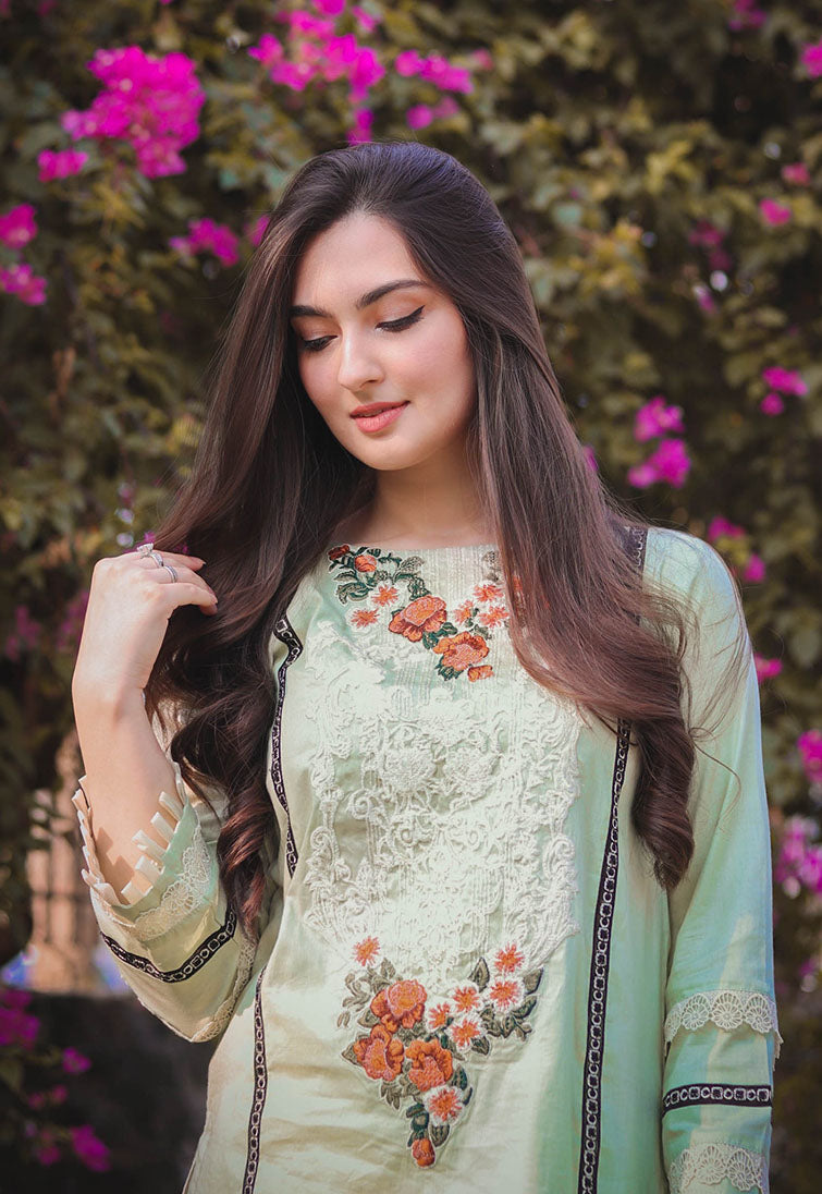 Maheen X Pistachio White