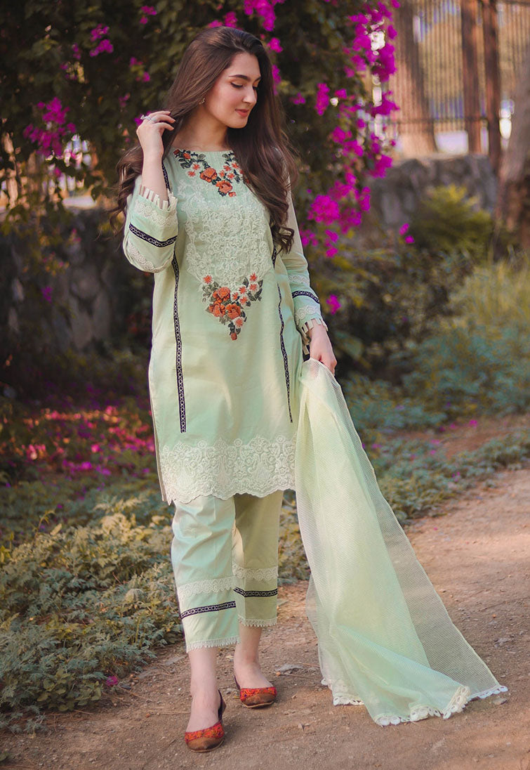 Maheen X Pistachio White